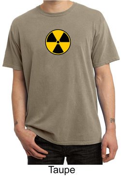 Fallout Shirt Radioactive Radiation Symbol Adult Pigment Dyed T-shirt