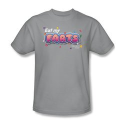 Farts Candy Shirt Eat My Farts Silver T-Shirt