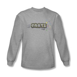 Farts Candy Shirt Finger Logo Long Sleeve Athletic Heather Tee T-Shirt