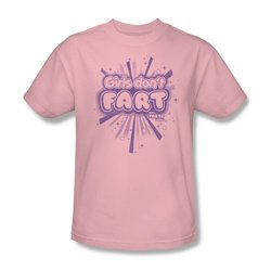 Farts Candy Shirt Girls Don't Fart Pink T-Shirt
