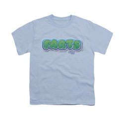 Farts Candy Shirt Kids Logo Light Blue T-Shirt