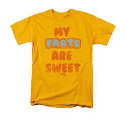 Farts Candy Shirt Sweet Farts Gold T-Shirt