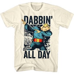 Flash Gordon Shirt Dabbin' All Day Natural T-Shirt