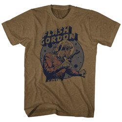 Flash Gordon Shirt Ray Gun Brown Heather T-Shirt
