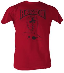 Flash Gordon T-Shirt - Adult Red Tee Shirt