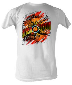 Flash Gordon T-Shirt - Flashtastic Adult White Tee Shirt