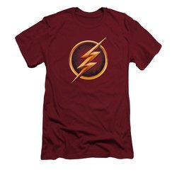 Flash Shirt Slim Fit Lightning Bolt Cardinal T-Shirt