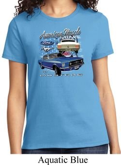 Ford American Muscle 1967 Mustang Ladies Shirt