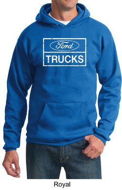 Ford Hoodie Distressed Ford Trucks Classic Adult Hoody