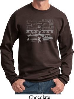 Ford Mustang with Grill Sweatshirt