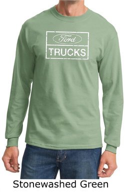 Ford Shirt Distressed Ford Trucks Classic Adult Long Sleeve Shirt