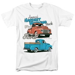 Click to get Hardest Working Ford Truck Mens Tshirt  White