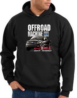 Ford Truck Hoodie F-150 4X4 Offroad Machine Black Hoody