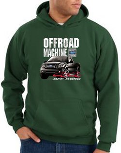 Ford Truck Hoodie F-150 4X4 Offroad Machine Dark Green Hoody