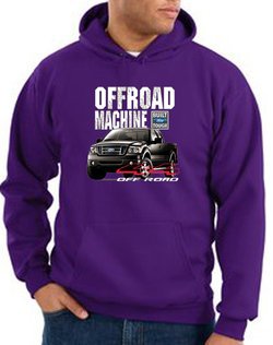 Ford Truck Hoodie F-150 4X4 Offroad Machine Purple Hoody