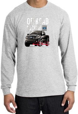 Ford Truck Long Sleeve Shirt - F-150 4X4 Offroad Machine Ash T-Shirt