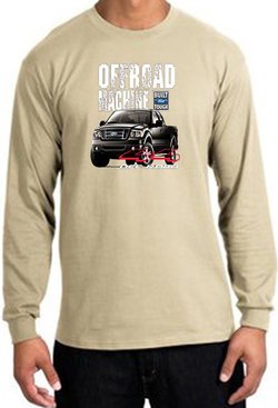 Ford Truck Long Sleeve Shirt - F-150 4X4 Offroad Machine Sand T-Shirt