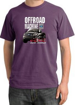 Ford Truck Pigment Dyed T-Shirt - F-150 4X4 Offroad Machine Plum Tee