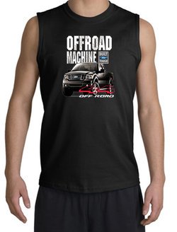 Ford Truck Shooter Shirt - F-150 4X4 Offroad Machine Adult Black Shirt
