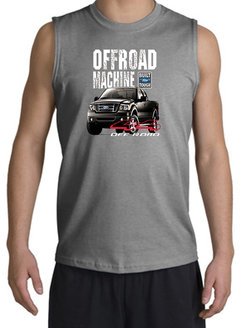 Ford Truck Shooter Shirt - F-150 4X4 Offroad Machine Sports Grey Shirt