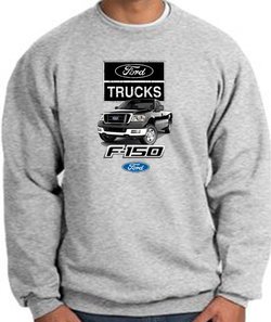 Ford Truck Sweatshirt - F-150 Truck Adult Athletic Heather Sweat Shirt