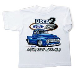 Ford Truck T-Shirt - Born 2 Cruz Children's White Tee