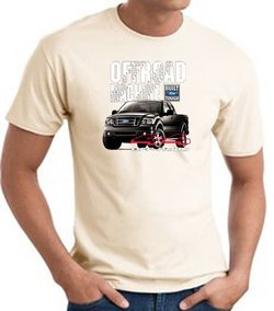 Ford Truck T-Shirt - F-150 4X4 Offroad Machine Adult Natural Tee Shirt