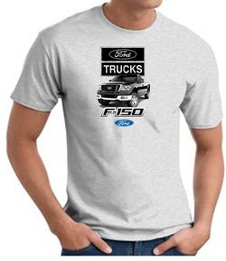 Ford Truck T-Shirt - F-150 Truck Adult Ash Tee Shirt