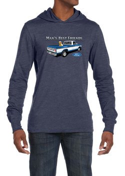 Ford Trucks Shirt Man's Best Friend Mens Lightweight Hoodie Tee