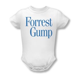 Forrest Gump Baby Romper Logo White Infant Babies Creeper