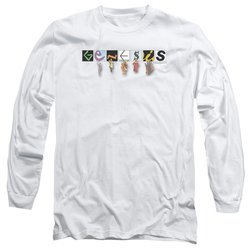 Genesis Long Sleeve Shirt New Logo White Tee T-Shirt