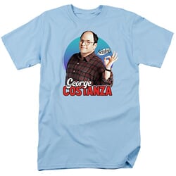 Click to get Seinfeld TV Show George Costanza Light Blue Tshirt