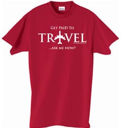 Click to get GET PAID TO TRAVEL Ask Me How Adult Tshirt