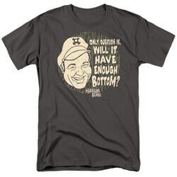 Click to get Gilligans Island The Skipper Retro TV Adult Tshirt  Charcoal Grey