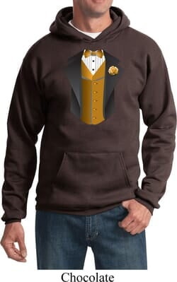 Click to get Gold Vest Tuxedo Hoodie
