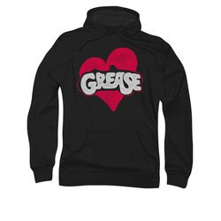 Grease Hoodie Sweatshirt Heart Black Adult Hoody Sweat Shirt