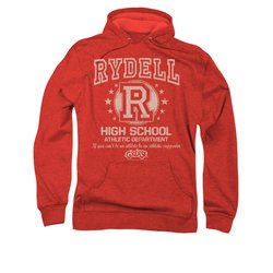 Grease Hoodie Sweatshirt Rydell High Red Adult Hoody Sweat Shirt