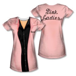 Grease Rizzo Pink Ladies Sublimation Juniors Shirt Front/Back Print