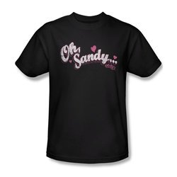 Grease Shirt Oh Sandy Adult Black Tee T-Shirt