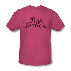 Grease Shirt Pink Ladies Logo Adult Hot Pink Tee T-Shirt