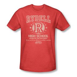 Grease Shirt Rydell High Adult Heather Red Tee T-Shirt
