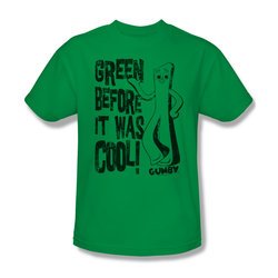 Gumby Shirt Cool Kelly Green T-Shirt