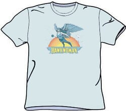 Click to get Hawkwoman Tshirt  Hawk woman Adult Light Blue Tee