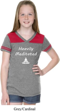 Click to get Heavily Meditated Girls Football Shirt