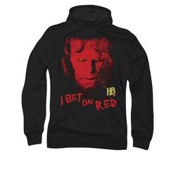 Hellboy II The Golden Army Hoodie Sweatshirt I Bet On Red Black Adult Hoody Sweat Shirt
