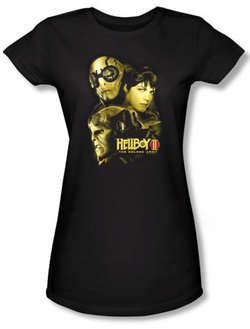 Hellboy II The Golden Army Juniors T-shirt Ungodly Creatures Black