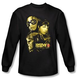 Hellboy II The Golden Army T-shirt Ungodly Creature Black Long Sleeve