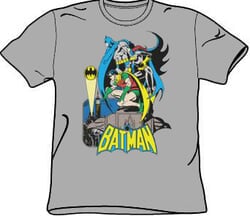 Click to get Heroic Trio Tshirt  Heroic Trio Superhero Adult Heather Gray Tee