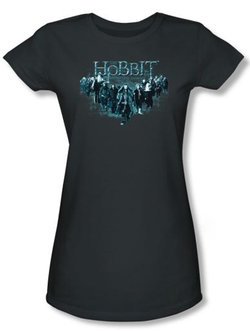 Hobbit Juniors Shirt Unexpected Journey Loyalty Thorin Charcoal Tee
