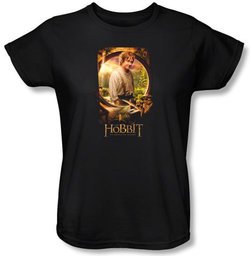 Hobbit Ladies Shirt Movie Unexpected Journey Loyalty Bilbo Poster Tee
